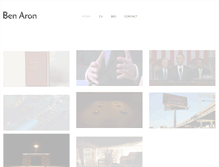 Tablet Screenshot of benjaminaron.com